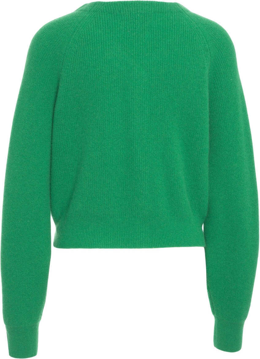 Cardigane CRUSH Cashmere cardigan Semara Green Femei (BM 19033726) 5