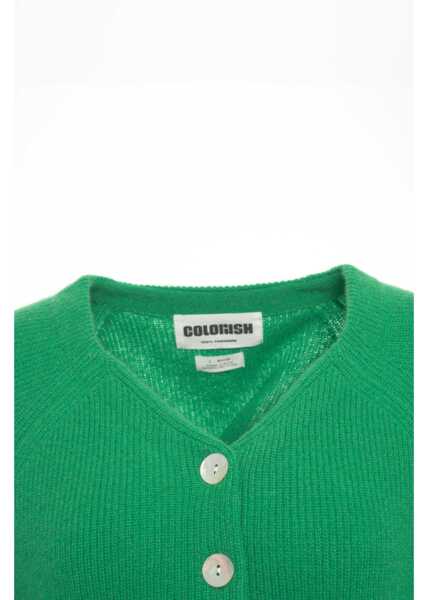 Cardigane CRUSH Cashmere cardigan Semara Green Femei (BM 19033726) 6