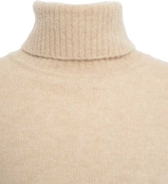 Pulovere CRUSH Cashmere turtleneck sweater Beige Femei (BM 19033732) 4