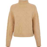 Pulovere High neck wool sweater Femei