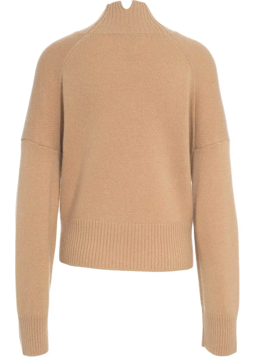 Pulovere CRUSH Cashmere mock neck sweater Beige Femei (BM 19033741) 3