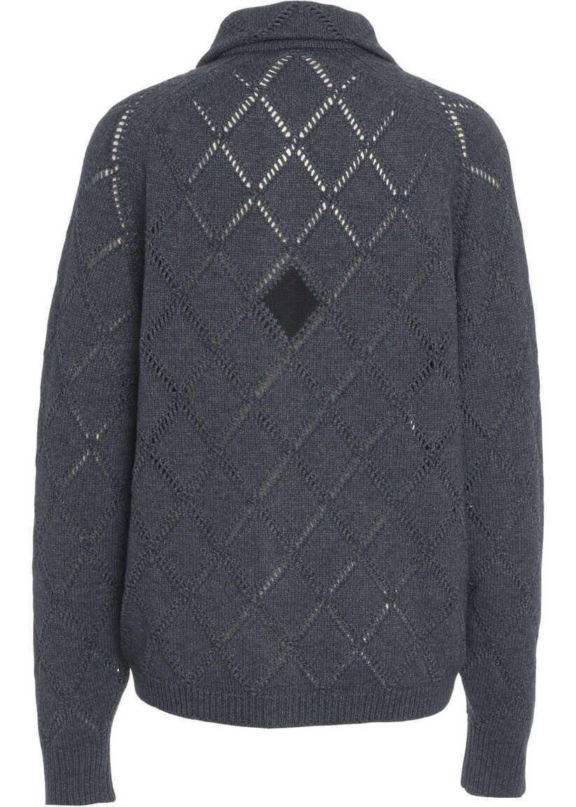 Cardigane Semicouture Cardigan Idurre Grey Femei (BM 19033744) 3
