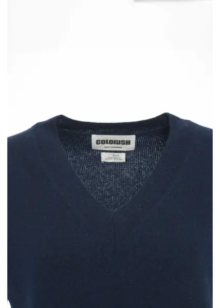 Pulovere casual CRUSH Cashmere vest Nikko Blue Femei (BM 19033753) 4