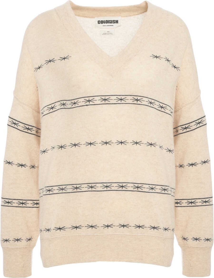 Pulovere CRUSH Knit sweater Pomelo Beige Femei (BM 19033759) 2