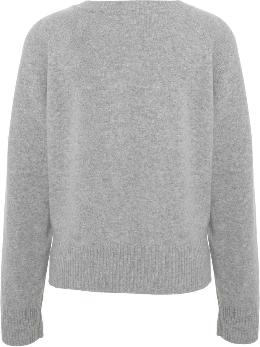 Pulovere CLOSED Wool crew neck sweater Grey Femei (BM 19033768) 3
