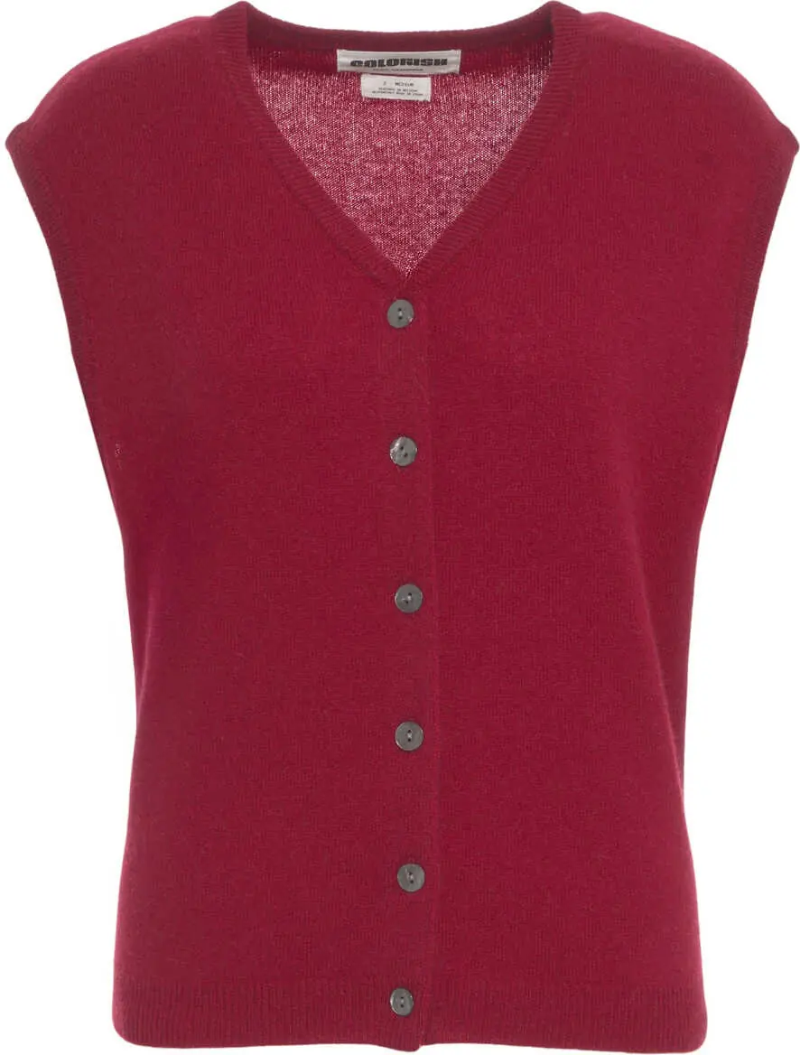 Pulovere casual CRUSH Cashmere vest Red Femei (BM 19033774) 2
