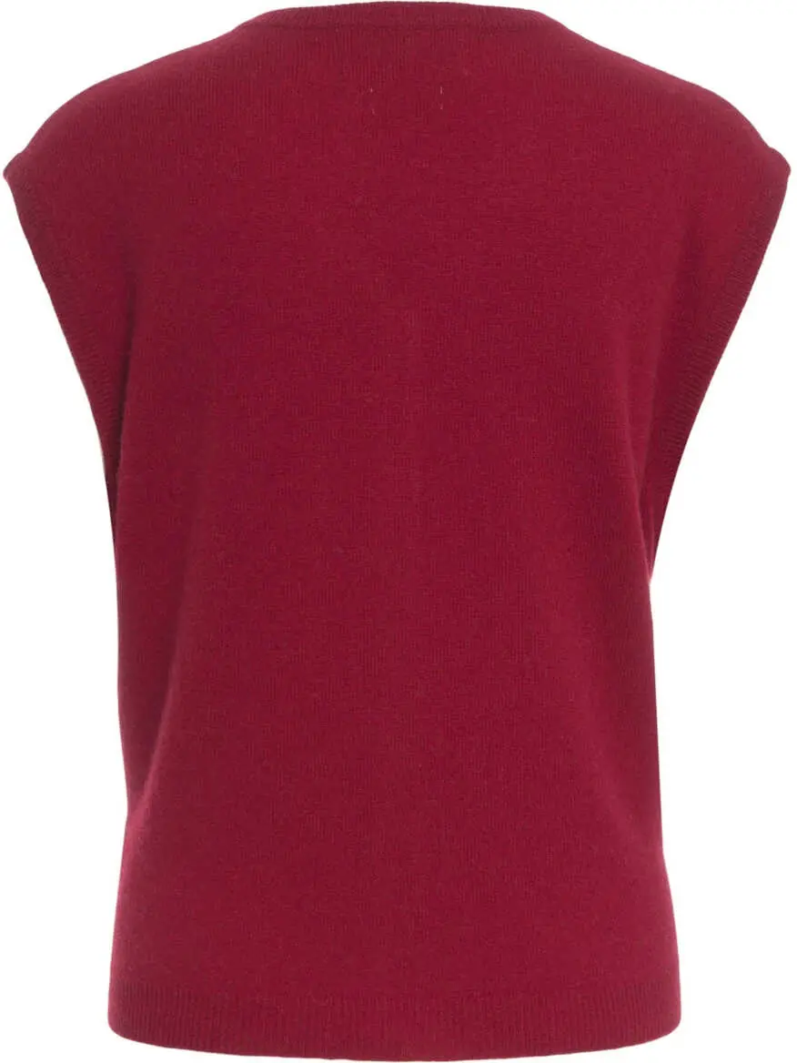 Pulovere casual CRUSH Cashmere vest Red Femei (BM 19033774) 3