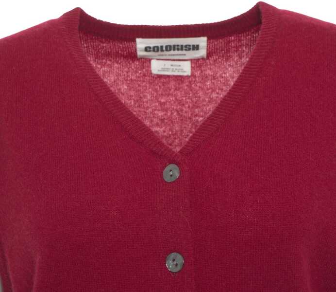 Pulovere casual CRUSH Cashmere vest Red Femei (BM 19033774) 4