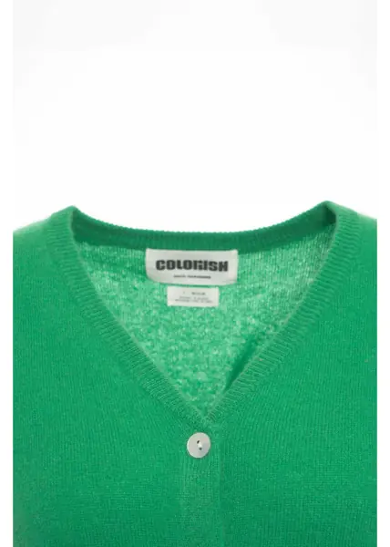 Pulovere casual CRUSH Cashmere vest Green Femei (BM 19033774) 4