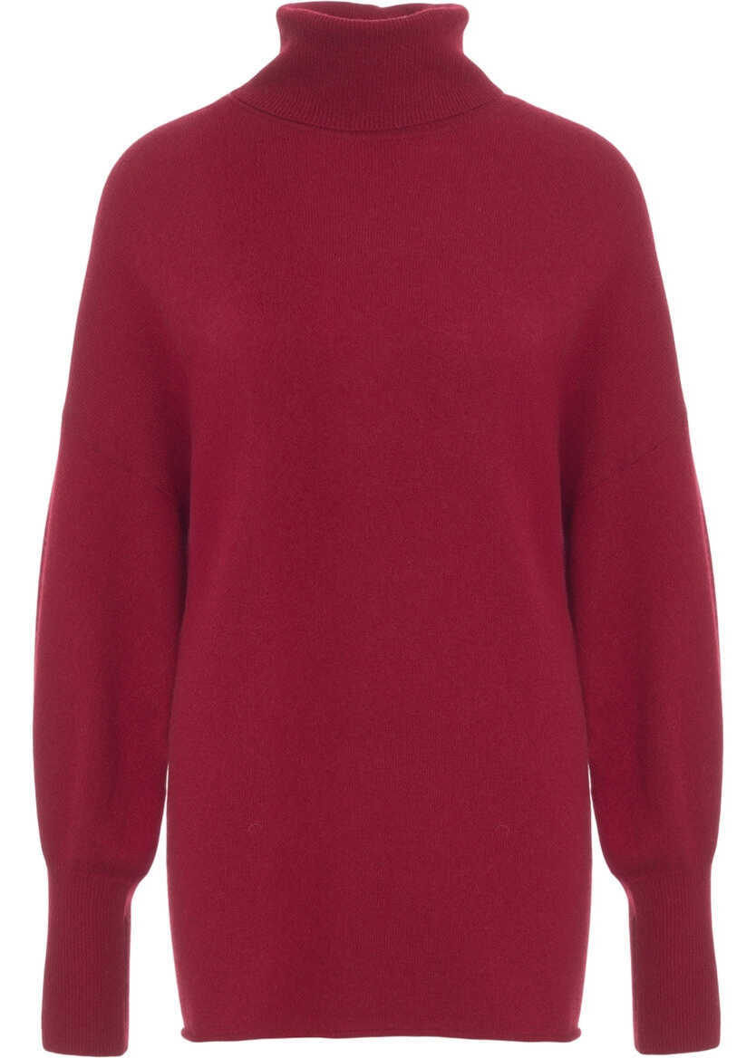 Pulovere CRUSH Cashmere turtleneck sweater Red Femei (BM 19033777) 2