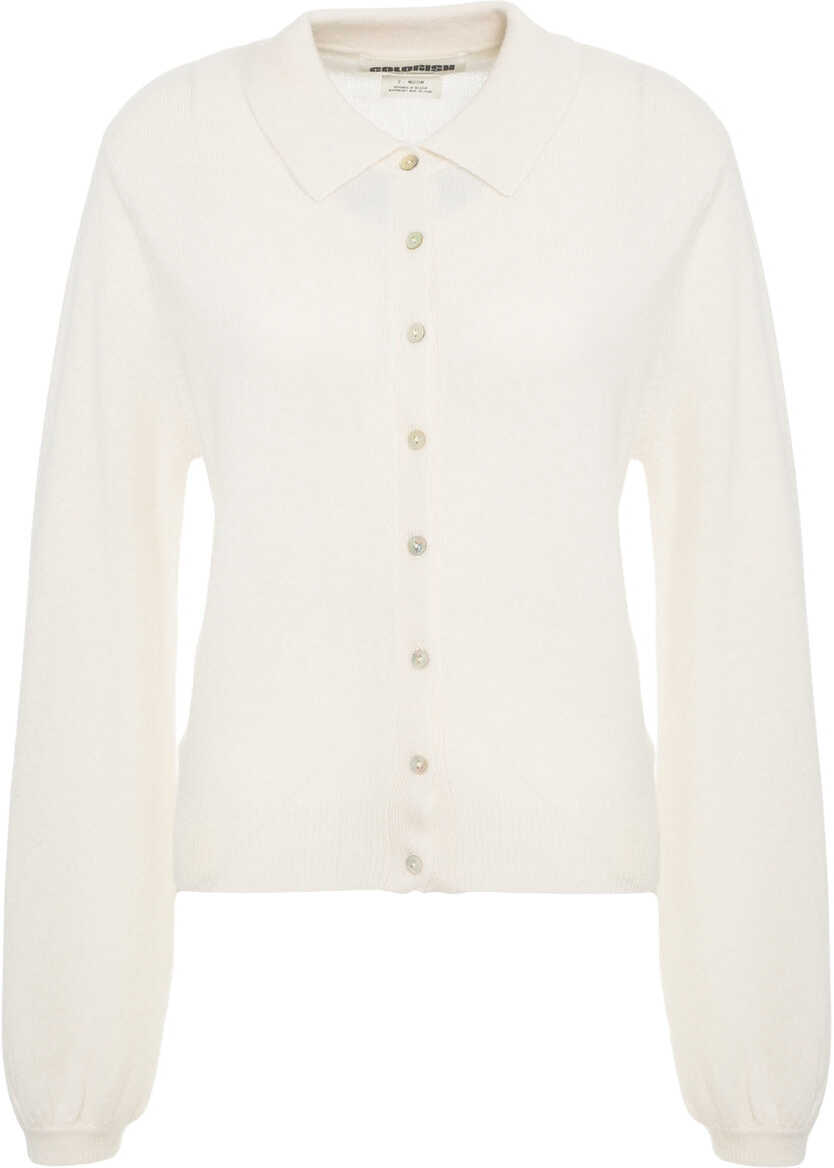 Cardigane CRUSH Cashmere cardigan Piha White Femei (BM 19033780) 2
