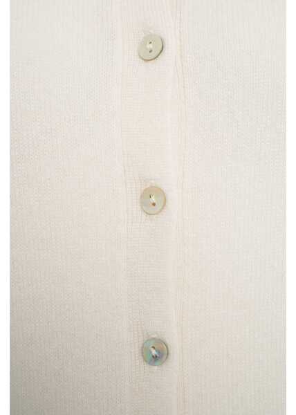 Cardigane CRUSH Cashmere cardigan Piha White Femei (BM 19033780) 5