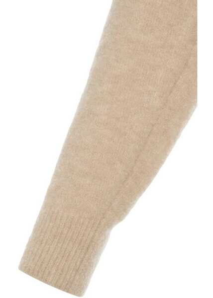 Pulovere CRUSH V-neck sweater Lucia Beige Femei (BM 19033792) 5