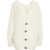Solotre Mohair blend cardigan White