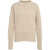 Jei O Knit sweater with logo Beige