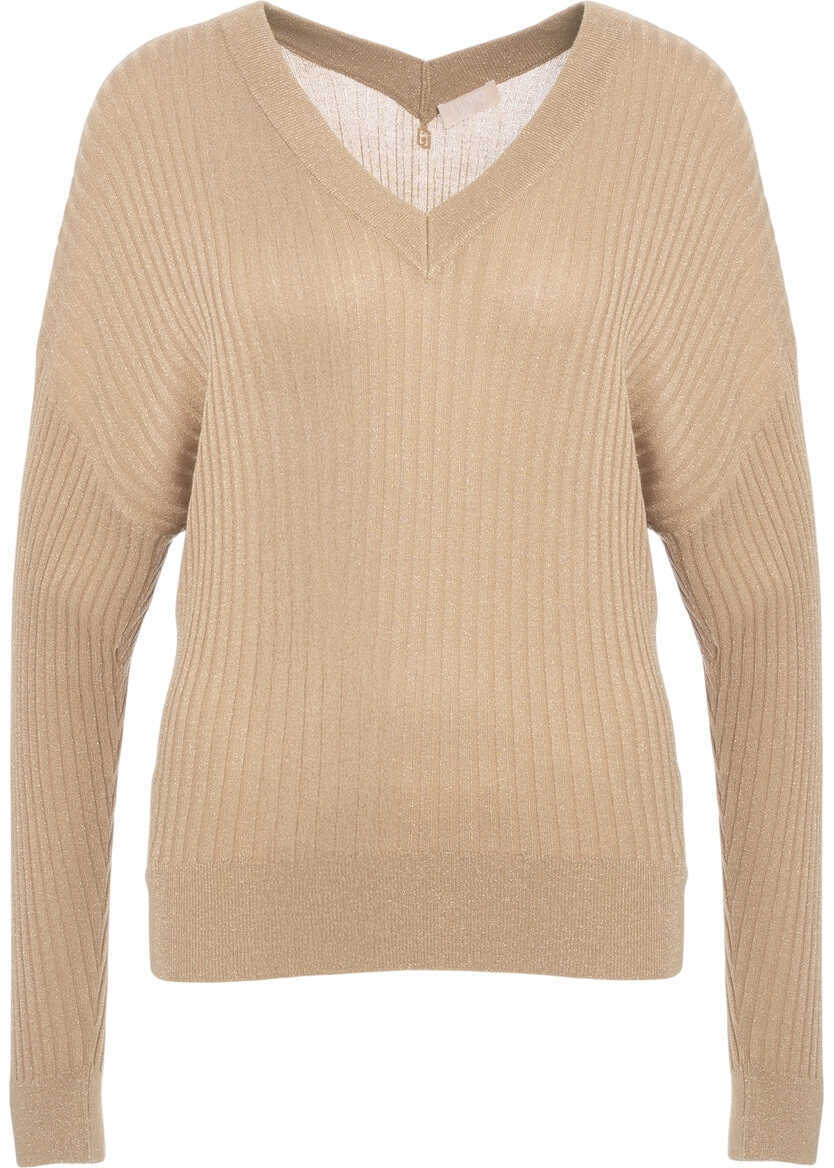 Pulovere Liu Jo V-neck sweater Beige Femei (BM 19033834) 2
