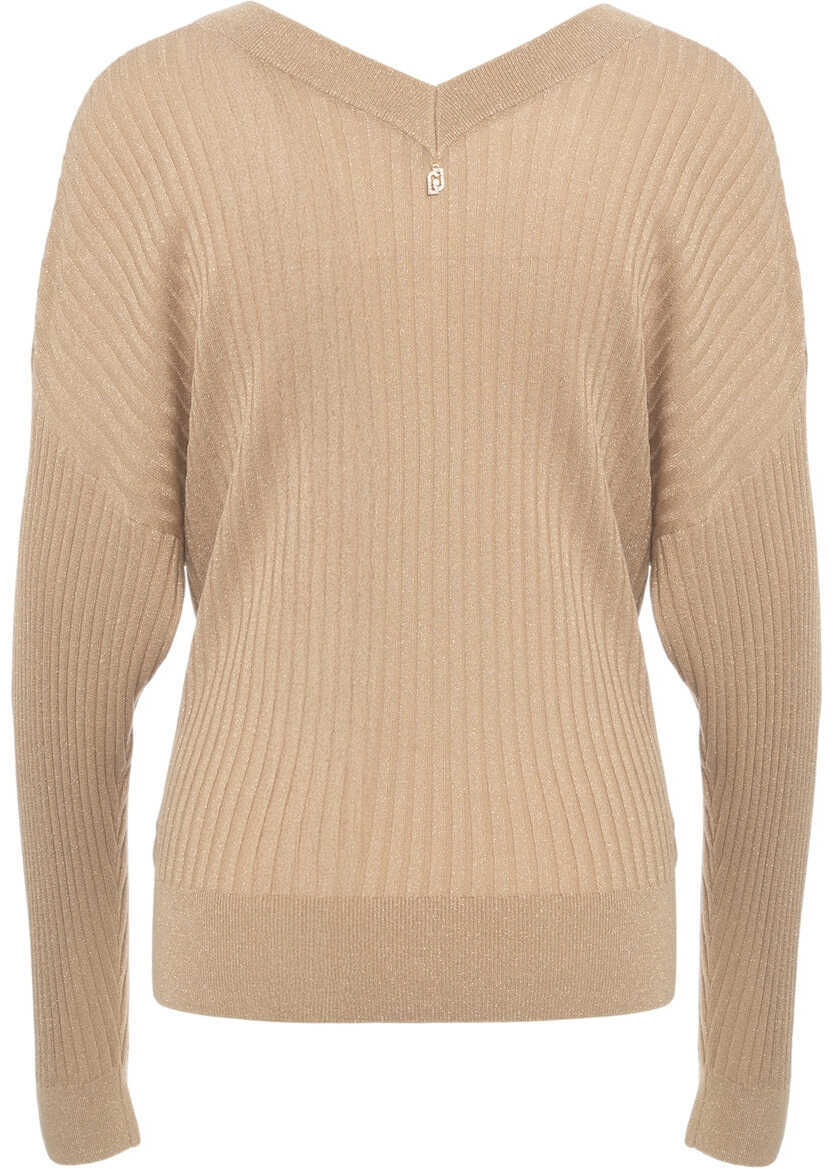Pulovere Liu Jo V-neck sweater Beige Femei (BM 19033834) 3