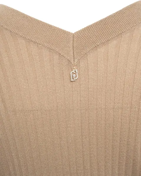 Pulovere Liu Jo V-neck sweater Beige Femei (BM 19033834) 5