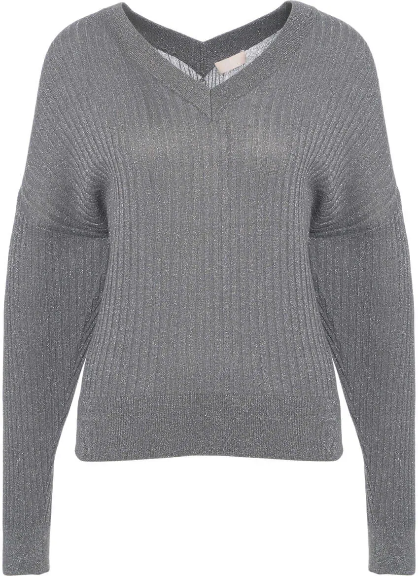 Pulovere Liu Jo V-neck sweater Grey Femei (BM 19033834) 2