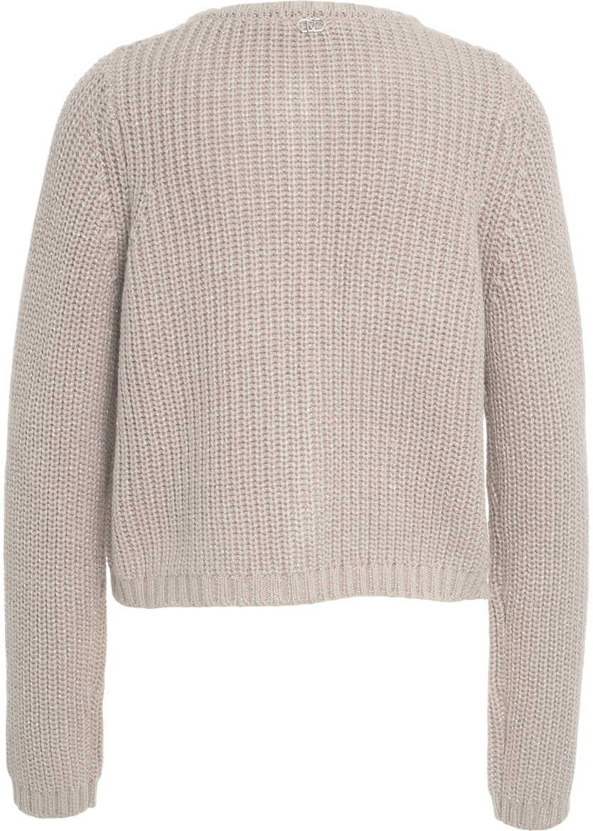 Cardigane Liu Jo White Lurex cardigan Beige Femei (BM 19033837) 3