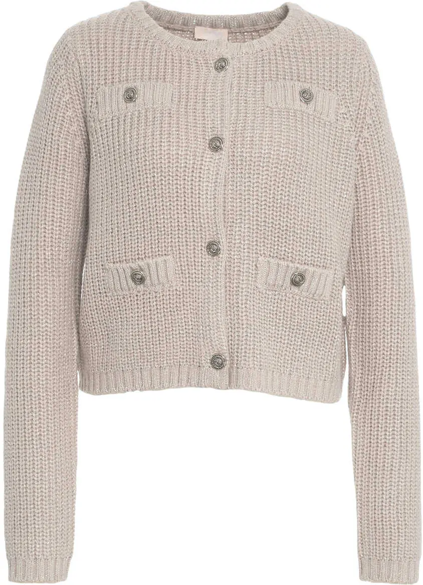 Cardigane Liu Jo White Lurex cardigan Beige Femei (BM 19033837) 1