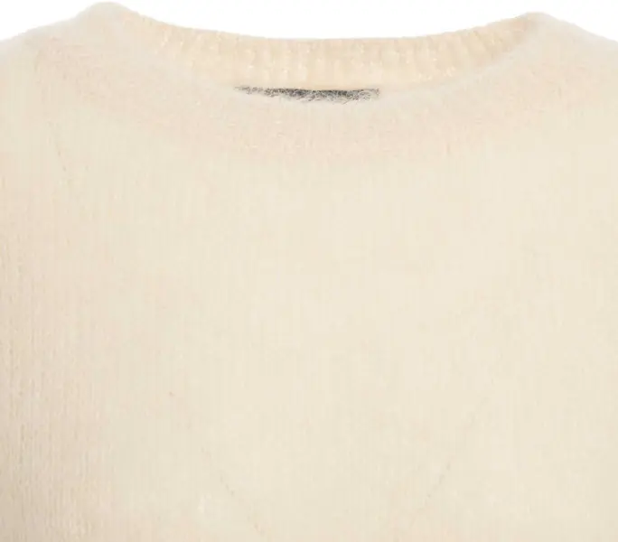 Pulovere Kaos Mohair blend sweater Beige Femei (BM 19033840) 4