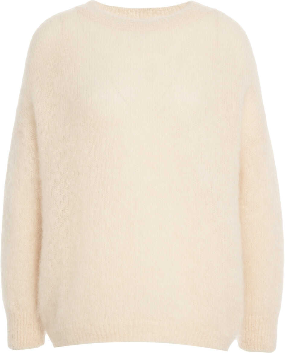 Pulovere Kaos Mohair blend sweater Beige Femei (BM 19033840) 1