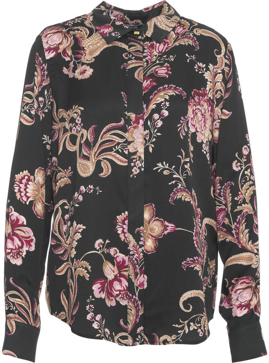 Bluze GUESS Blouse with monogram Black Femei (BM 19033846) 2