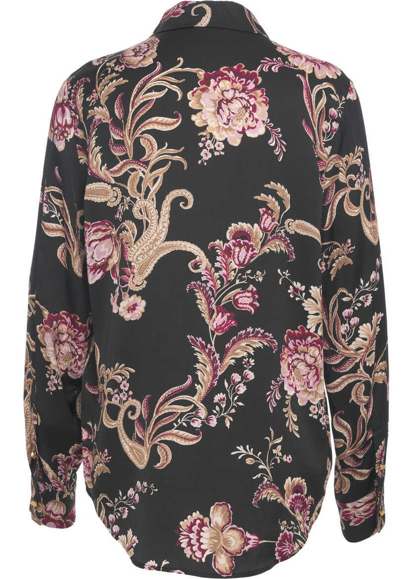 Bluze GUESS Blouse with monogram Black Femei (BM 19033846) 3