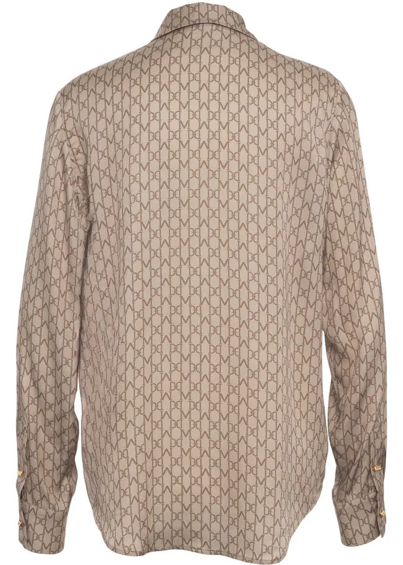 Bluze GUESS Blouse with monogram Brown Femei (BM 19033846) 3