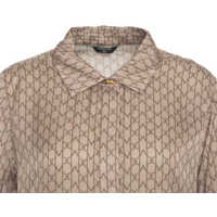 Bluze GUESS Dama - Bluze GUESS Blouse with monogram Brown Femei (BM 19033846) - B-mall.ro