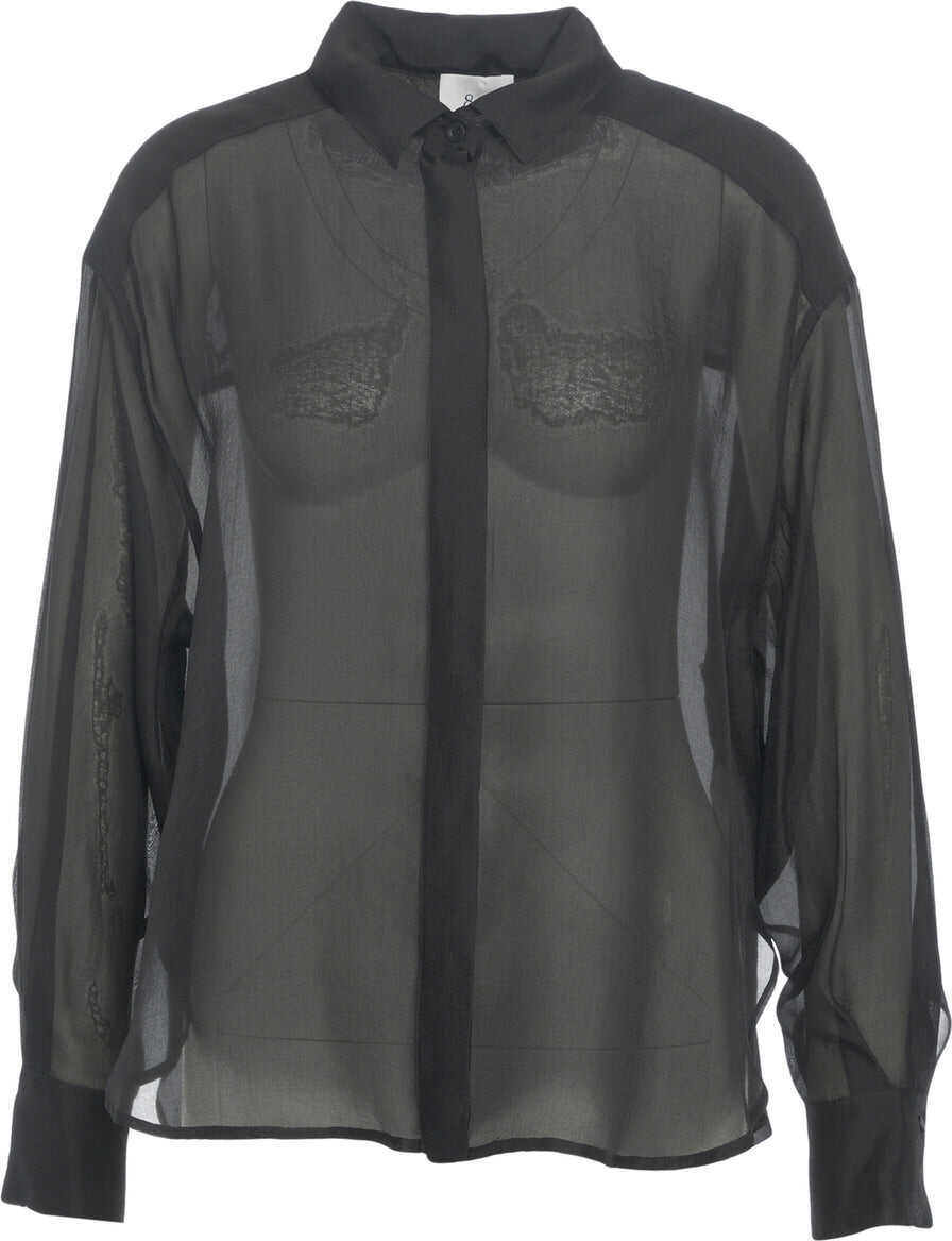 Bluze 8PM Silk blouse Helen Black Femei (BM 19033849) 2