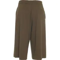 Pantaloni casual Kaos Dama - Pantaloni casual Kaos Culotte with pressed creases Green Femei (BM 19033858) - B-mall.ro