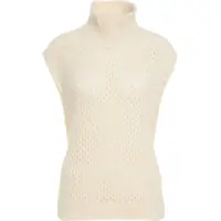 Pulovere casual Knit vest with turtleneck Femei