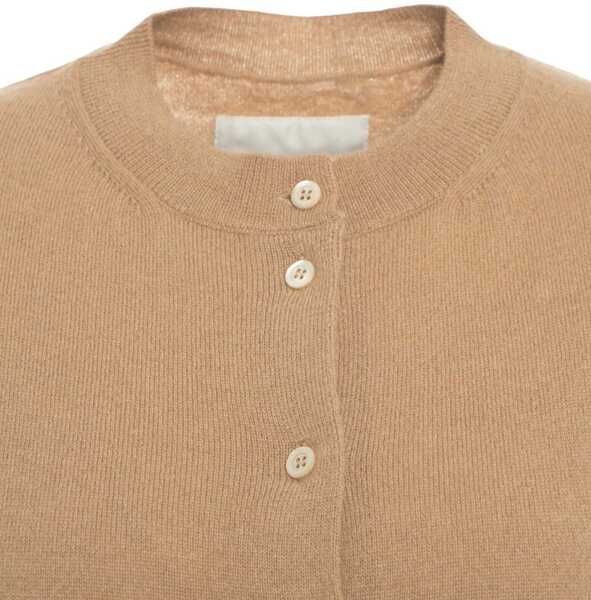 Pulovere casual Jei O Knit vest with button closure Beige Femei (BM 19033867) 4