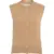 Jei O Knit vest with button closure Beige