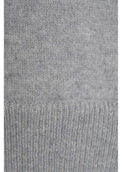 Pulovere Solotre Wool mock neck sweater Grey Femei (BM 19033870) 5