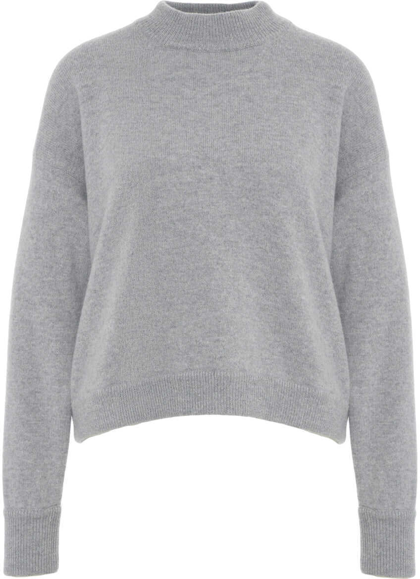 Pulovere Solotre Wool mock neck sweater Grey Femei (BM 19033870) 1