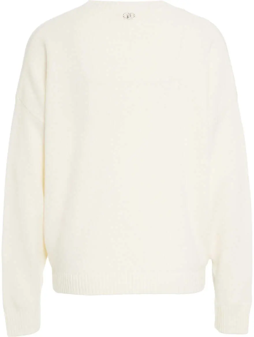 Pulovere Liu Jo White Sweater with cut-outs White Femei (BM 19033876) 3