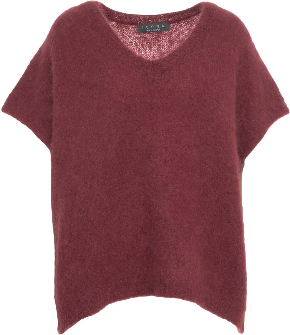 Pulovere Kaos Mohair V-neck sweater Red Femei (BM 19033879) 2