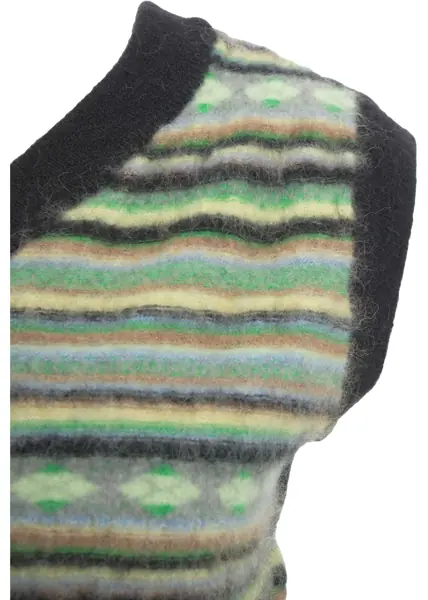 Pulovere casual Solotre Knit vest with pattern Multicolor Femei (BM 19033882) 4