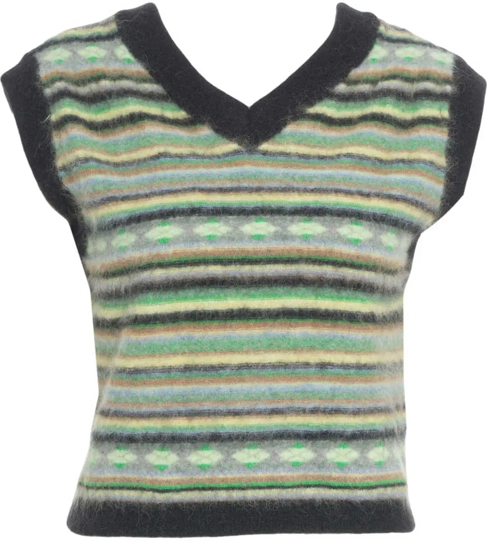 Pulovere casual Solotre Knit vest with pattern Multicolor Femei (BM 19033882) 1