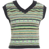 Pulovere casual Knit vest with pattern Femei