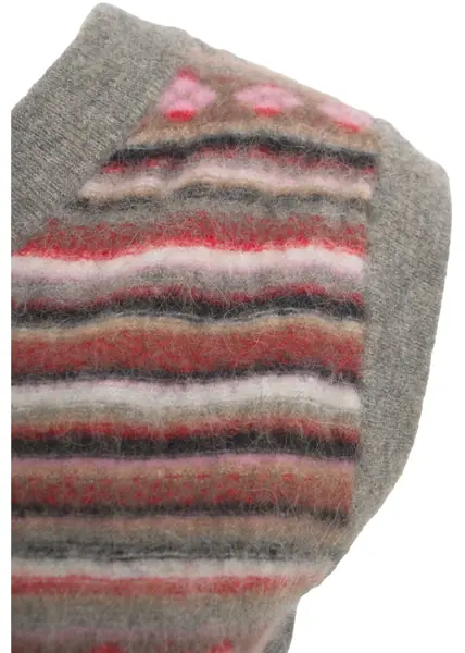 Pulovere casual Solotre Knit vest with pattern Multicolor Femei (BM 19033882) 4