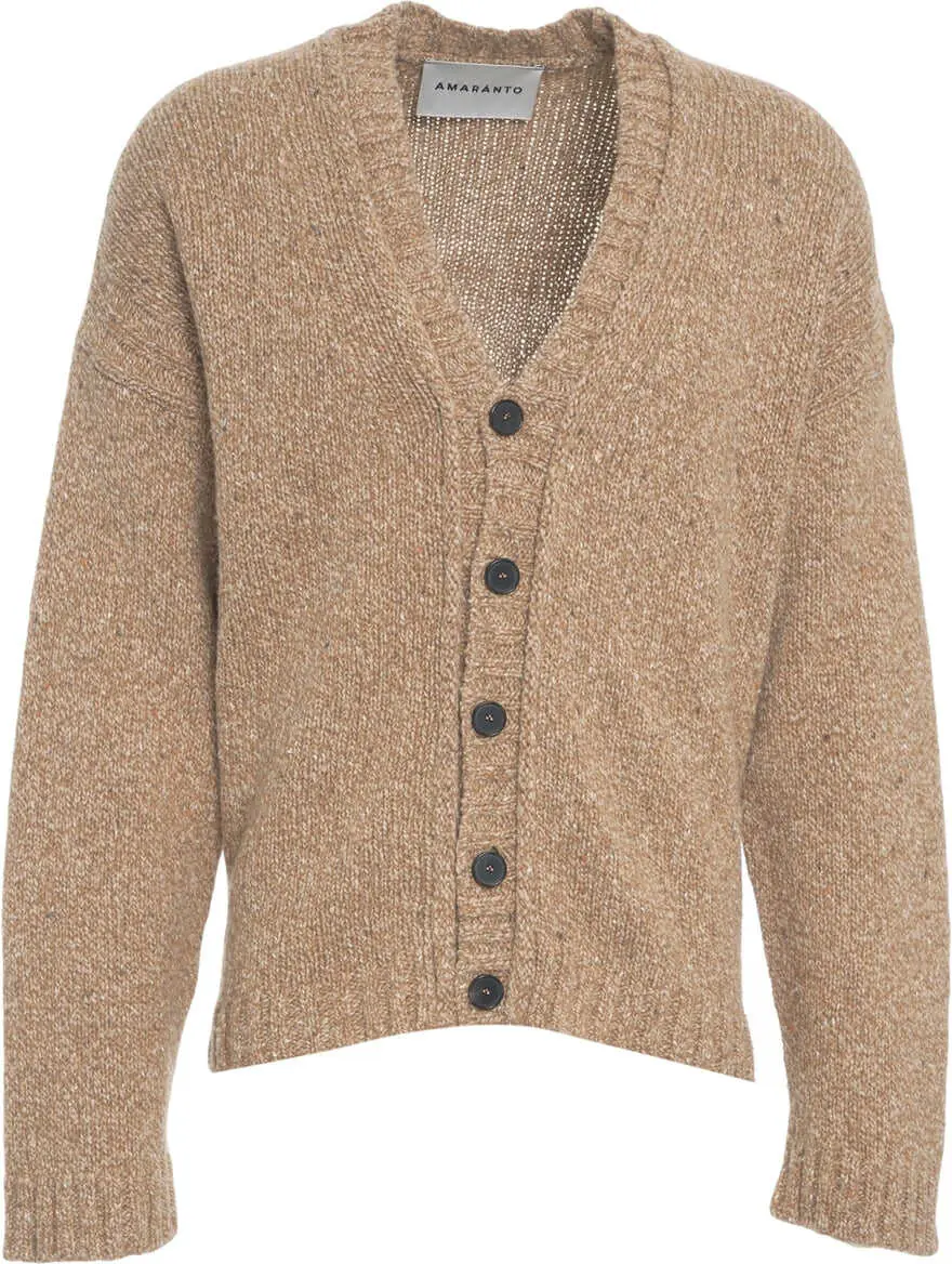 Cardigane AMARANTO Wool blend cardigan Brown Barbati (BM 19033891) 1
