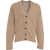 AMARANTO Wool blend cardigan Brown