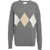 Jei O Sweater with argyle pattern Grey