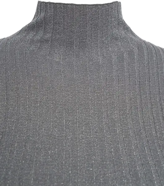Pulovere Liu Jo White Lurex turtleneck sweater Grey Femei (BM 19033900) 4