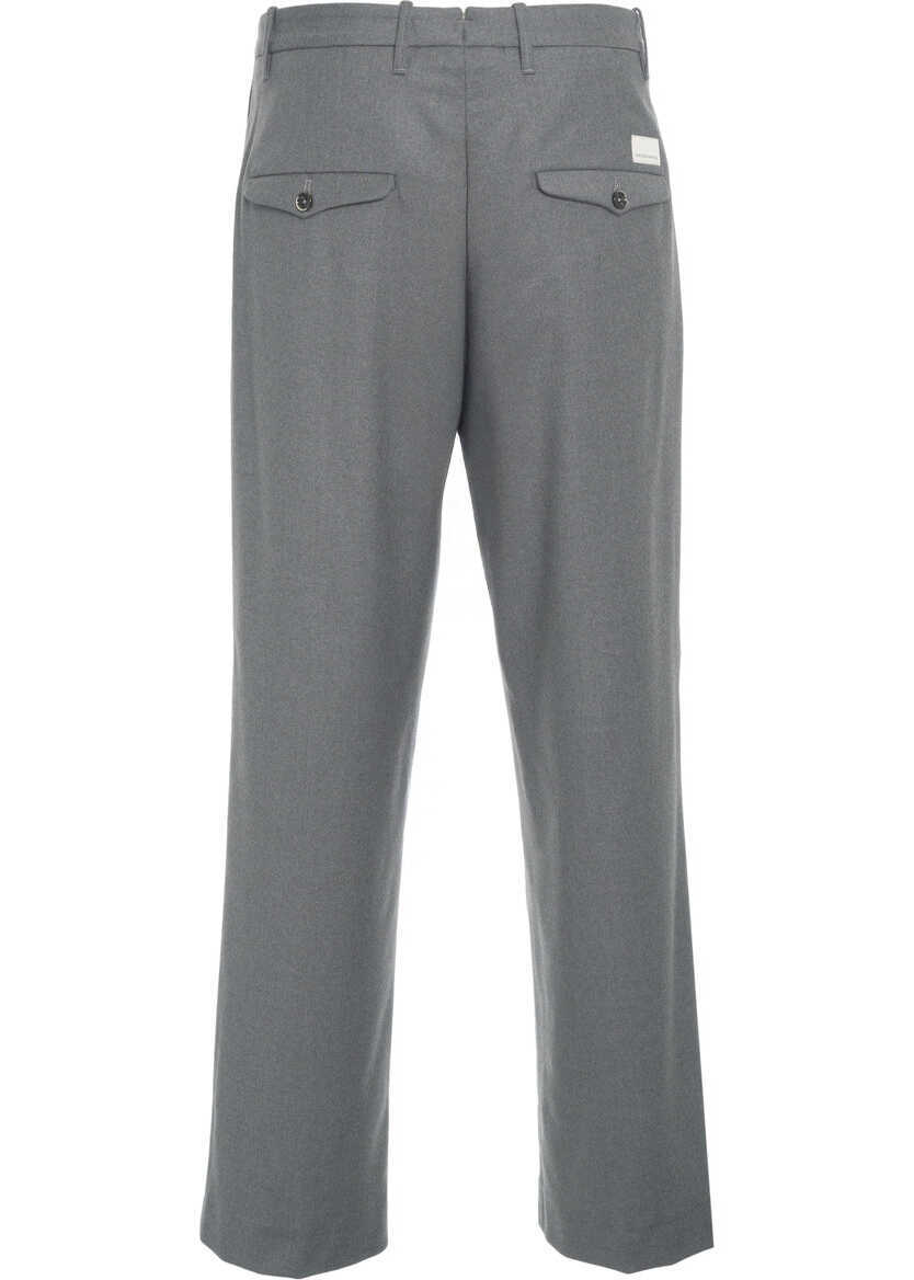 Pantaloni casual Nine in the morning Pleated trousers Kai Grey Barbati (BM 19033903) 5
