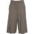 Kaos Pleated culottes Brown